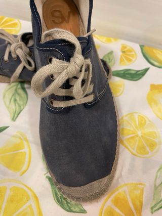 Alpargatas azules