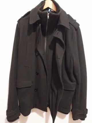 Chaqueta negra hombre