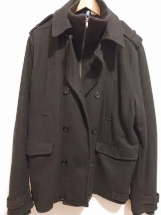 Chaqueta negra hombre