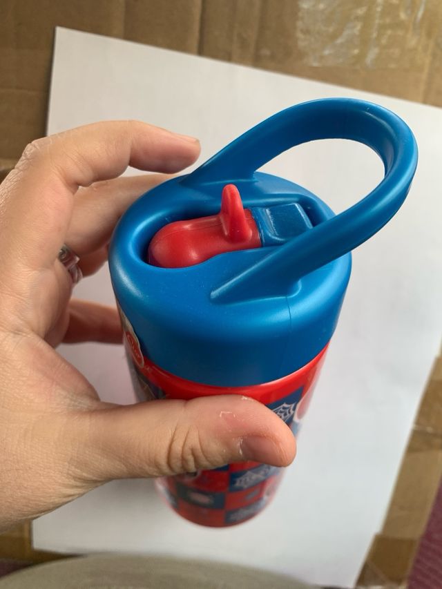 Garrafa Reutilizável do Homem-Aranha