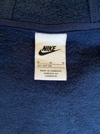 Felpa Nike Zip Blu Navy Originale