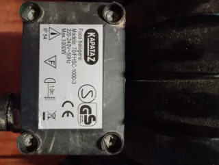 Faro de obra con soporte