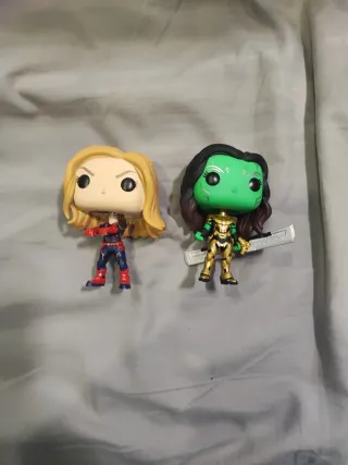 Funko Pop Marvel Capitana Marvel y Gamora