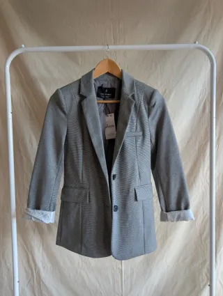 Americana blazer gris Stradivarius Talla XS