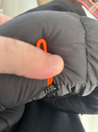 Giubbino uomo XXXL nero con cappuccio