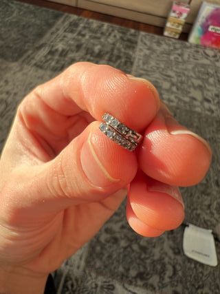 Pendientes aro plata Singularu