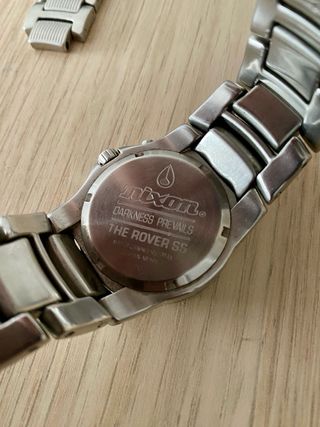 Reloj Nixon The Rover SS Negro/Plateado