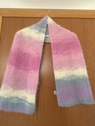 Bufanda de punto degradada