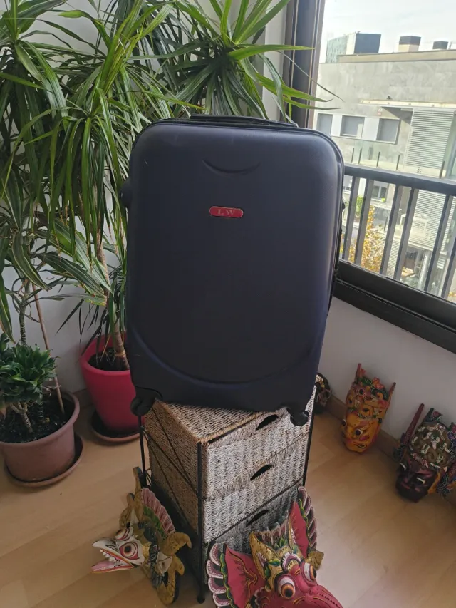 Valigia trolley rigida grande a 4 ruote