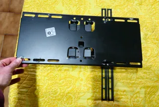 Supporto TV a muro nero