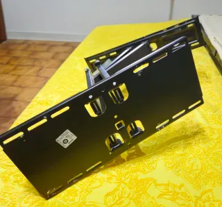 Supporto TV a muro nero