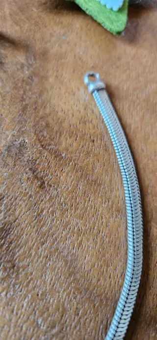 Collana snake in argento