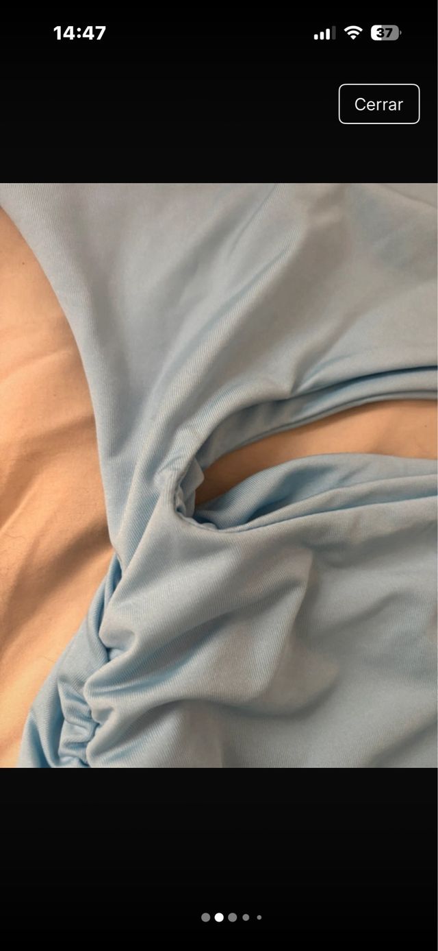 Vestido Ffordram azul talla S