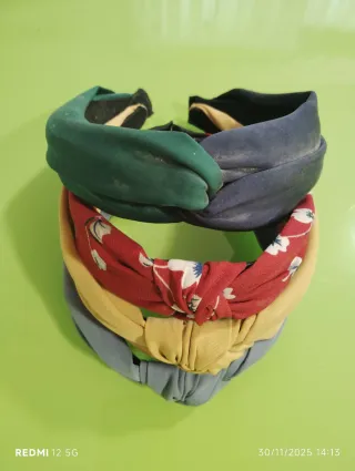 Lote 4 diademas moda