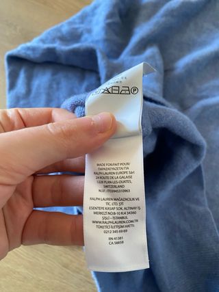 Polo Ralph Lauren Jersey Azul Talla XL