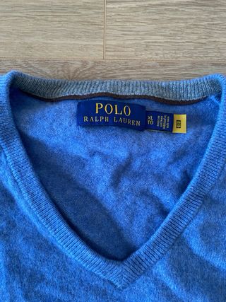 Polo Ralph Lauren Jersey Azul Talla XL