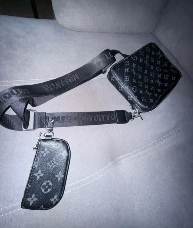 Bolso Louis Vuitton Negro/Gris