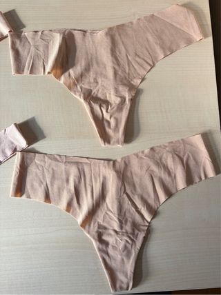 Mutandine senza cuciture color pesca (4 unità)