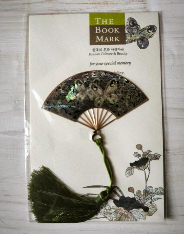 Marcador de páginas abanico Corea