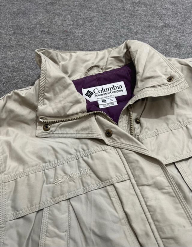 Chaqueta Columbia Beige Talla XL