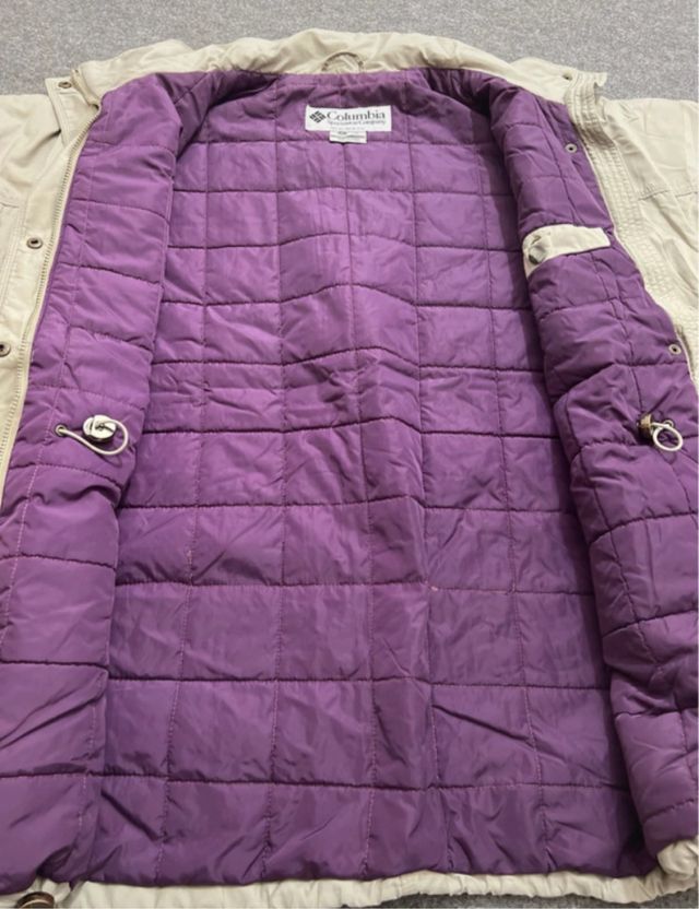 Chaqueta Columbia Beige Talla XL