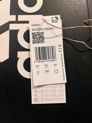 Adidas Adizero Aruku Talla 44 blanco originales
