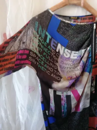 Abito  fantasia stampa vivace donna 42