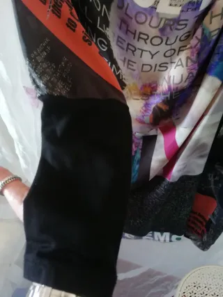 Abito  fantasia stampa vivace donna 42