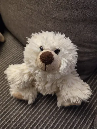 Peluche branco fofo