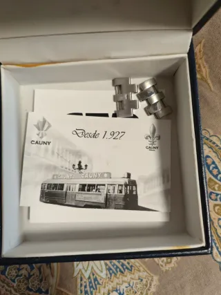 Reloj Cauny Prima Caballero Cronógrafo Azul