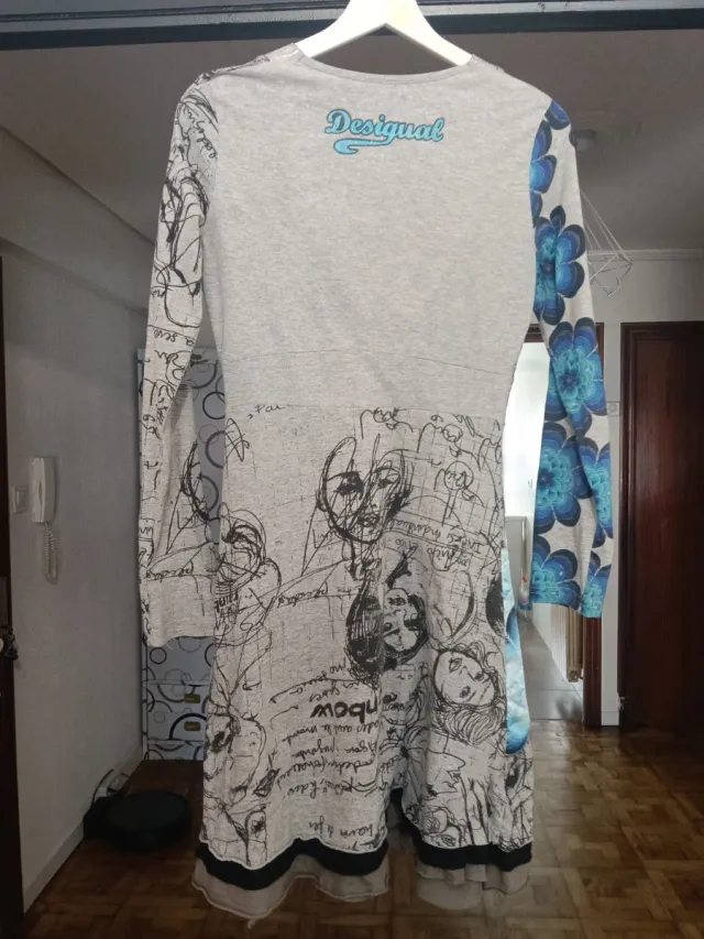 Vestido Desigual manga larga estampado