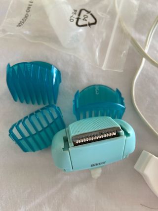 Depiladora Eléctrica Rowenta Azul y Blanca