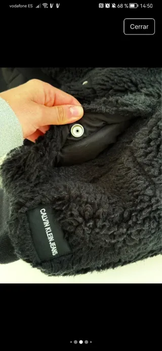 Chaqueta borrego Calvin Klein