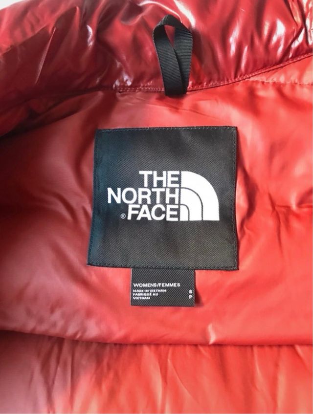Plumas corto The North Face rojo