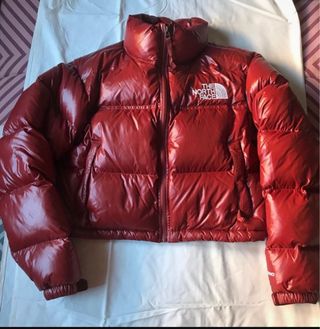 Plumas corto The North Face rojo
