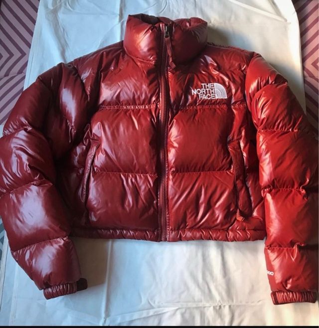 Plumas corto The North Face rojo
