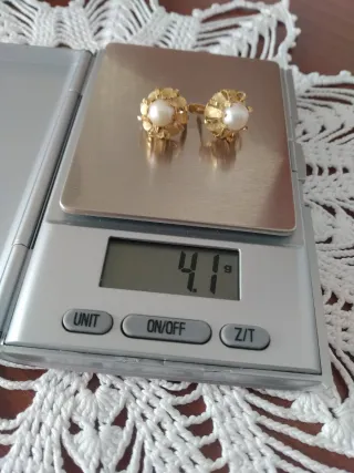 Pendientes Oro 18K Perlas Cultivadas Cristian Lay