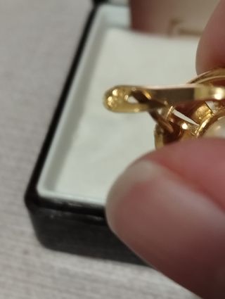 Pendientes Oro 18K Perlas Cultivadas Cristian Lay