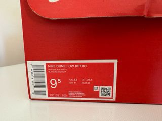 Nike Dunk Low Retro Nero Bianco