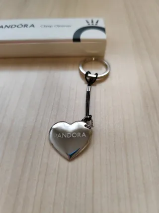 Llavero Pandora Corazón Plata
