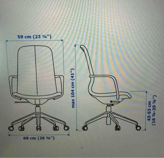 Sedia da ufficio grigia e bianca