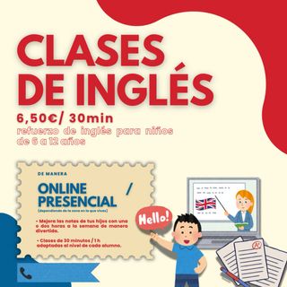 Refuerzo clases inglés online