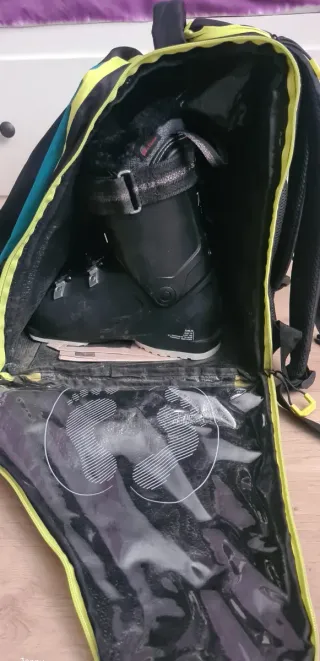 Bolsa para Botas de Esquí Negra y Amarilla