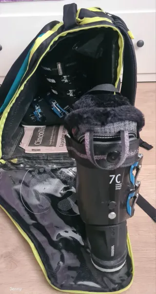 Bolsa para Botas de Esquí Negra y Amarilla