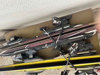 Esquís Salomon y Fischer