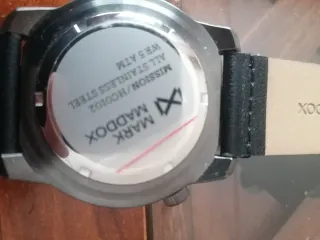 Reloj Mark Maddox Negro/Plata