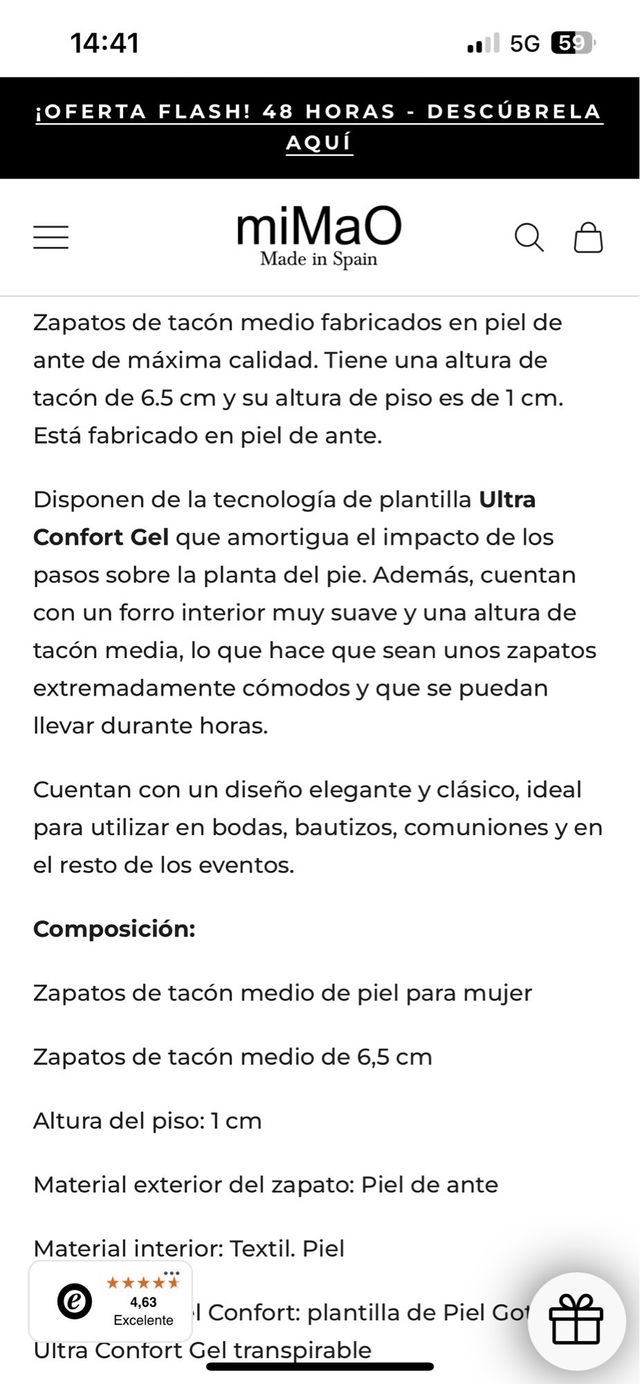 Zapatos salón ante rosa destalonados