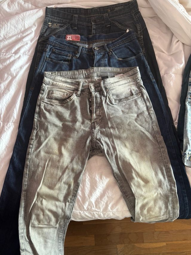 Lote 3 vaqueros talla 38