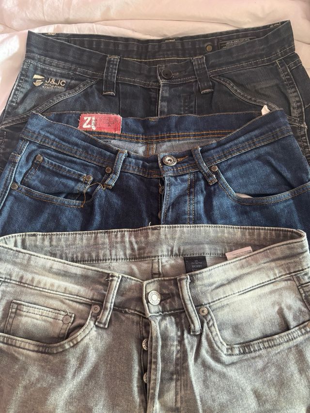 Lote 3 vaqueros talla 38