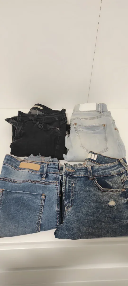 Pack 4 pantalones vaqueros